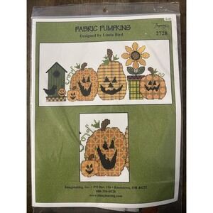 Imaginating "Fabric Pumpkins" Cross Stitch Kit #2728 Brand New